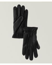 UGG - Three-Point Leather Gloves - Lyst
