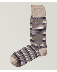 Marcoliani - Simple Stripe Pima Socks - Lyst