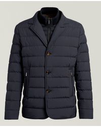 Moorer - Sinardi-Skt Removable-Bib Quilted Jacket - Lyst