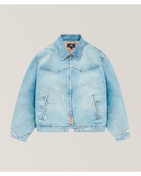 Represent - X Guns N' Roses Distressed Denim Jacket - Lyst