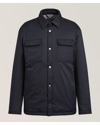 Kiton - Four-Pocket Padded Tech Overshirt - Lyst