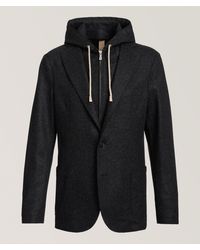 Eleventy - Wool-Blend Flannel Sport Jacket - Lyst
