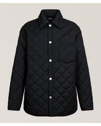 A.P.C. - Oversized Quilted Wool Jacket - Lyst