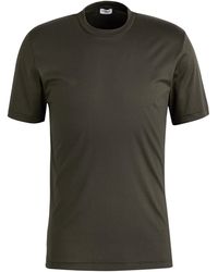 Zimmerli 286 Sea Island Cotton Short Sleeve Shirt - Green