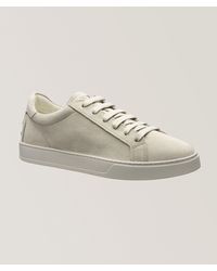 Tod's - Suede Tennis Sneakers - Lyst