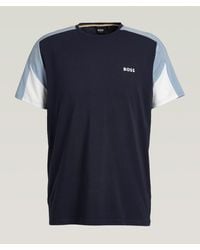 BOSS - Stretch Cotton-Modal Balance T-Shirt - Lyst