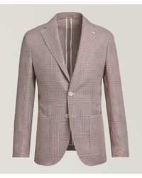 L.B.M. 1911 - Glen Plaid Linen-Wool Sport Jacket - Lyst