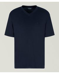 Emporio Armani - V-Neck T-Shirt - Lyst