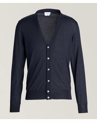 Brioni - Virgin Wool-Silk-Cashmere Cardigan - Lyst