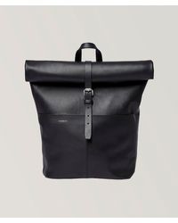 Sandqvist - Antonia Rolltop Leather Backpack - Lyst