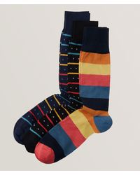 Paul Smith - 3-Pack Multi Artist Stripes & Dots Socks - Lyst