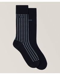 BOSS - Two-Pack Regular-Length Micro-Dot Socks - Lyst