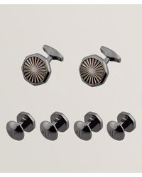 Tateossian - Celestial Reflections Sunburst Cufflinks & Studs Set - Lyst