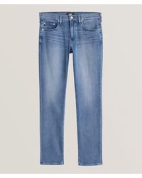 PAIGE - Transcend Vintage Federal Slim-Straight Jeans - Lyst