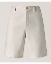A.P.C. - Moleskin Cotton Bermuda Shorts - Lyst
