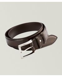 Bontoni - Pebble Grain Leather Belt - Lyst
