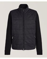 Gran Sasso - Hybrid Wool Alcantara Jacket - Lyst