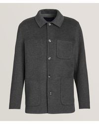 Patrick Assaraf - Wool-Cashmere Chore Jacket - Lyst