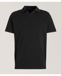 Patrick Assaraf - Pima Stretch-Cotton Cuban Collar Polo - Lyst