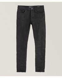 Purple Brand - P001 Stretch-Cotton 3D Resin Jeans - Lyst