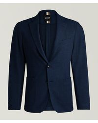 BOSS - Hanry Virgin Wool-Blend Sport Jacket - Lyst
