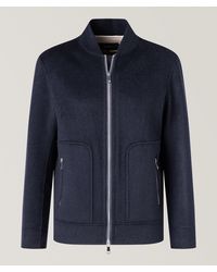 Windsor. - Double-Faced Wool Bomber Jacket - Lyst