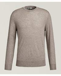 Canali - Merino Wool Crewneck Sweater - Lyst