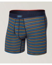 Saxx Underwear Co. - Vibe Xtra Striped Boxer Brief - Lyst
