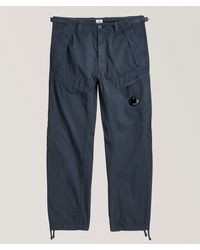 C.P. Company - Cotton Gabardine Cargo Pants - Lyst