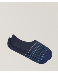 Bugatchi - Circle-Stripe No-Show Socks - Lyst