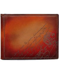通販オンラインサイト Berluti SANTAL Scritto Leather Wallet