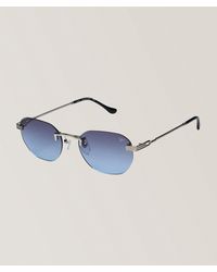 Vintage Frames Company - Detroit Player Rimless Rectangular Sunglasses - Lyst