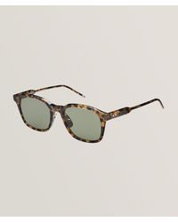 Thom Browne - Tortoiseshell Acetate Rectangular Sunglasses - Lyst