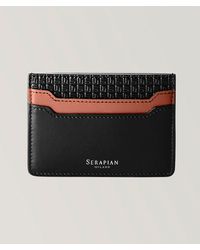 Serapian - Stepan 72 Canvas & Leather Cardholder - Lyst