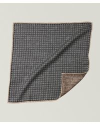 Brunello Cucinelli - Mosaic-Print Silk Pocket Square - Lyst