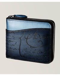 Berluti - Scritto Leather Bifold Zip Wallet - Lyst