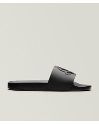 Moncler - Basile Logo Slide Sandals - Lyst