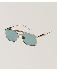 Brunello Cucinelli - Sartorial Sunset Square Titanium Sunglasses - Lyst