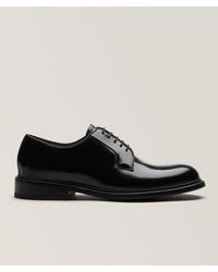 Neil Barrett - Plain Toe Polished Leather Derbies - Lyst