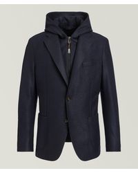 Windsor. - Gilo Bib Wool Sport Jacket - Lyst