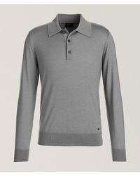 Brioni - Mãlange Cashmere-Silk Polo - Lyst