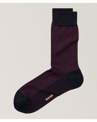 Harold - Houndstooth Windowpane Socks - Lyst