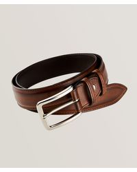 Bontoni - Smooth Calf Leather Belt - Lyst