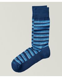 Marcoliani - Simple Stripe Pima Sneaker Socks - Lyst