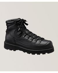 Moncler - Peka Trek Leather Hiking Boots - Lyst