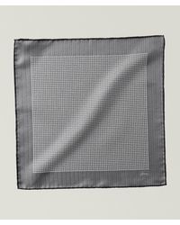 Brioni - Patterned Silk Pocket Square - Lyst