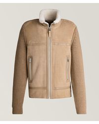 Mackage - Jonathan Hybrid Shearling Jacket - Lyst