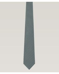 Emporio Armani - Jacquard Striped Silk Tie - Lyst