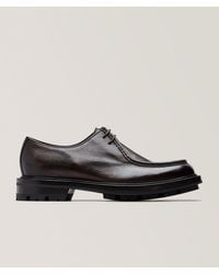 Neil Barrett - Ramon Commando Textured Leather Derbies - Lyst