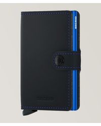 Secrid - Grained Leather Matte Mini Wallet - Lyst